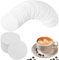 600pcs Unbleached Natural Paper, 6.4x6.4 cm Coffee Filters Round Replacement Compatible with Aerobie Aeropress Coffee and Espresso Makers (White)