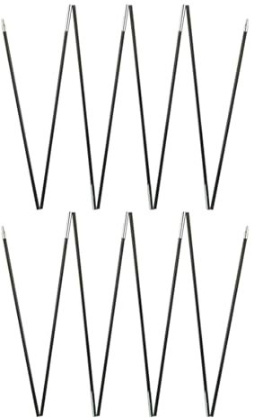 Sharplace Fiberglas-Zeltstangen, Ersatz, schwarz, vormontierte Zeltstangen, leichte Fiberglasstange für Zelte, Angeln, 3.6 m 3 Personen