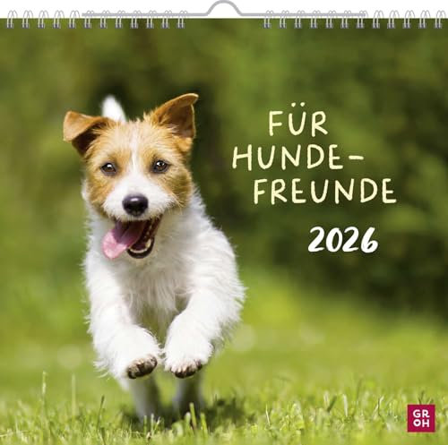 Wandkalender 2026: Für Hundefreunde: Hundekalender mit niedlichen Hundefotos und Zitaten für Hundeliebhaber. Monatskalender zum Aufhängen