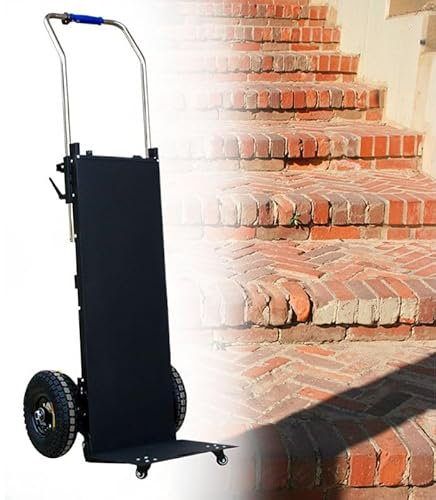 WEIMILOR Diables électriques pour Monter Les escaliers, Chariot pour déplacer des Meubles Lourds, capacité de 440 LB, Chariot à Main Robuste avec Moteur à 4 Roues, alimenté par Batterie