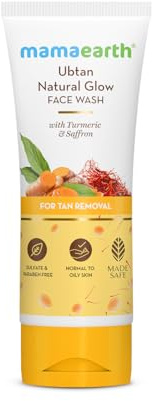 Mamaearth Ubtan Face Wash with Turmeric & Saffron 100 ml