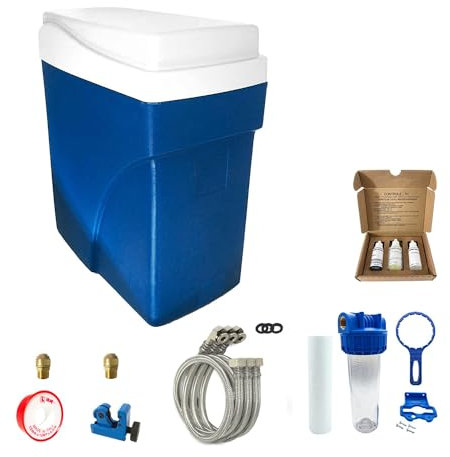 Addolcitore Acqua Senza Corrente Compatto Simplex Con Kit Di Installazione