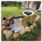 GEREP HDPE Teichfolie Fischteichfolie Gummi Schwarz Schwimmteich Folie für kleine Teiche Fischteiche Gartenbrunnen/Thickness: 0.3mm / 16×10m