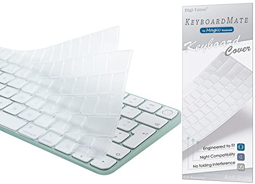 Digi-Tatoo Tastaturabdeckung für 2024 Magic Keyboard for Mac(A3118/A3203)/2021 Imac Magic Keyboard (A2449/A2450), (Europa and Germany Layout) - Schützender, Premium Ultradünner,Tastatur-Hautschutz