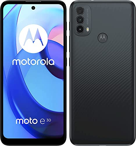 Motorola Moto E30 - UK-SIM-Free Smartphone(Dual Sim,6.5 HD,Android 11, 4G,RAM 2GB, 32GB) - Mineral Gray