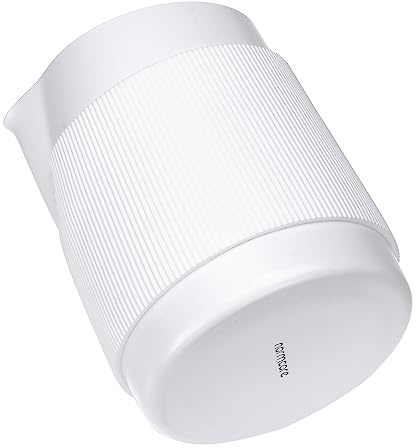Normcore Brocca per latte senza manici con beccuccio rotondo, brocca per caffè e latte, in acciaio inox 18/8, con rivestimento antiaderente, 600 ml