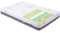PEKITAS Matelas pour berceau hybride réversible double face 48 x 78 cm, épaisseur 8 cm, housse amovible lavable, dureté ferme, respirante et anti-étouffement pour berceau cododo bébé