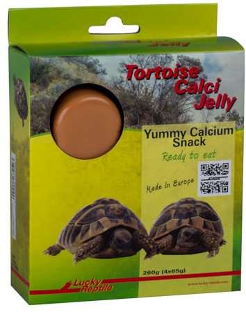 Lucky Reptile Tortoise Calci Jelly, innehåll: 4 x 65 g