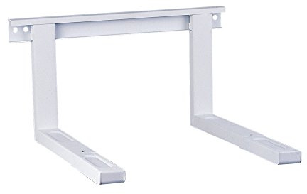 conecto CC50304 Universal-/Mikrowellenhalterung für Wandmontage Längenverstellbare Ausleger (385-535mm), Auslegerbreite 43cm, Traglast max. 35,0kg, weiß