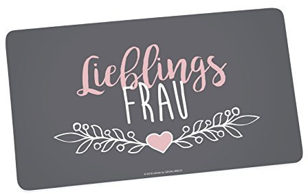 infinite by GEDA LABELS (INFKH) Tabla de Cortar Favoritos Mujer 5 x 14, 5 cm Tabla de Desayuno (melamina, Gris de Color Rosa, 23,5 x 14 x 0,5 cm