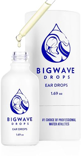 BigWave Drops - Fast-Acting Ear Drops Preferred by Professional Athletes for Ear Discomfort, Ear Infections, Swimmer’s Ear, Clogged Ears, Wax Removal, and Itchy Ears