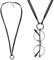 TERAISE Collier De Lunettes De Mode Classique Bague En Métal Lunettes De Soleil Collier Porte-Lunettes Contient Des Lunettes En Tissu