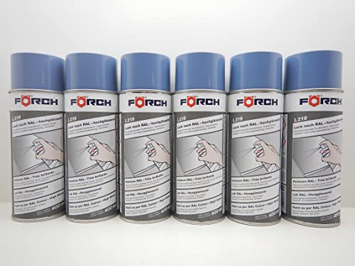 Förch TAUBENBLAU BLAU RAL 5014 LACK LACKSPRAY SPRAY SPRAYDOSE 400ML (6)