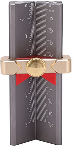 Digitale Messschieber, Messschieber, WerkzeugBohrtiefenmessgerät, Aluminiumlegierung, Magnet, Höhe, begrenzte Ringinstallationshilfe, Werkzeug, Holzbearbeitung, Bohrer, Höhenmessung, Winkellehre