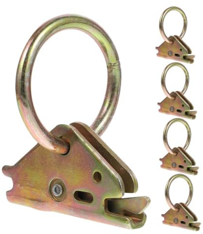 TINEASUR Ancoraggi Di Fissaggio Per Cassone Di Camion Confezione Da 5 Ancoraggi Di Fissaggio Per Rimorchio Multifunzione in Acciaio Per Impieghi Gravosi