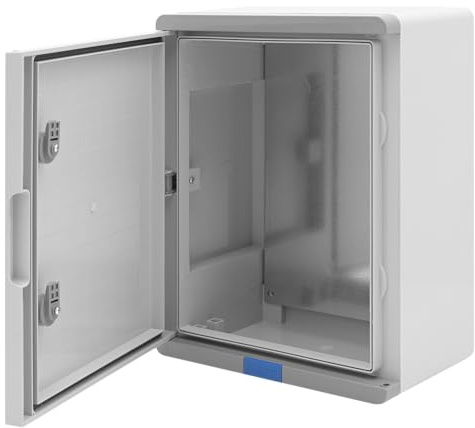 Quadro elettrico esterno BOXEXPERT IP67 in ABS 400×300×170 mm (Fleet Pro). Impermeabile fino a 1 m. Scatola di distribuzione industriale vuota, robusta e resistente per impianti elettrici esterni