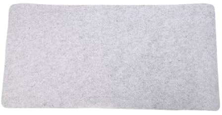 Stor storlek droppformad musmatta i filt med halkskydd for hem, spel och kontor; smidig bekväm(B,120 * 50cm)