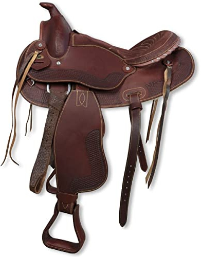 Silver Horse Sella Western Indiana Marrone 16” = 40 cm