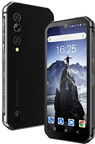 Blackview Móvil Resistente, BV9900E Android 10 Impermeable Smartphone,Helio P90 Octa-Core,6GB+128GB,128GB SD, 48MP+16MP,IP68/IP69,NFC/Face ID/GPS