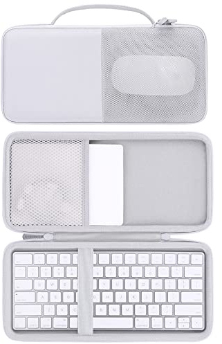 Aenllosi Hårt bärväska för Apple Magic Keyboard och Magic Keyboard 2, endast fodral | Passar till Apple Magic Keyboard, passar också Magic Keyboard 2 och Magic Mus, EVA hårt skalskydd, endast fodral