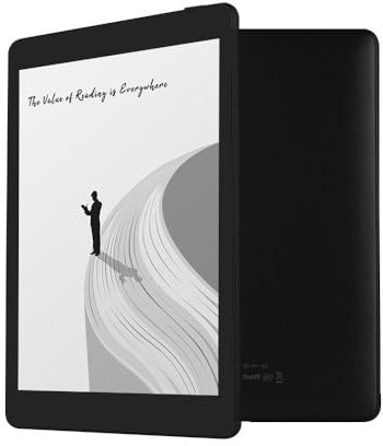 CHOOYO Libro electrónico E-Ink Lector electrónico de 6 Pulgadas 1GB+32GB Android 8.1 Bloc de Notas de Papel Digital Compatible con conexión WiFi y BT Brillo de Pantalla Puerto Tipo C Ajustable