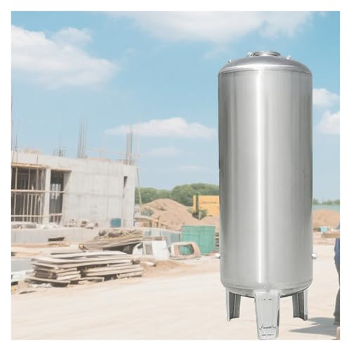 Depósito de agua presurizado de acero inoxidable de gran capacidad para almacenamiento de agua de pozo residencial, duradero, resistente al óxido, ideal para uso doméstico