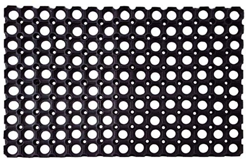 SafetyCare Alfombrilla de goma de drenaje flexible de alta resistencia - Alfombrilla de confort antifatiga - Estilo de restaurante y bar – 66 x 40 cm