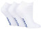 IOMI - 3 Pairs Extra Wide Cushioned Cotton Rich Trainer Diabetic Socks for Swollen Feet and Ankles (9-11 UK, White (Trainer))