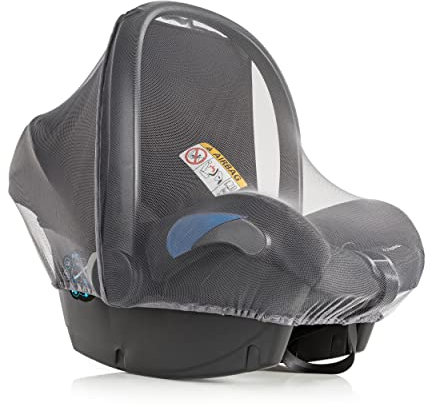 Inlesioo Mosquito Net for Baby Carrier – Infant Car Seat Insect Mesh Net - Universal Fit,Bassinet and Stroller Premium Quality: Machine Washable - Gray
