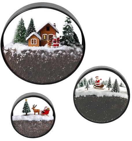 JonesHouseDeco Lot de 3 Pots de Fleurs Muraux en Métal, Vase Mural en Verre Rond, Fleurs Vertical Succulent Vase pour Interieur, Décoration Murale Artistique La Maison Jardin Bureau Mariage, Noir