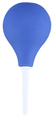 FOMIYES Enema Bulb Blue ABS Anal Douche Vaginal Flusher Accessories for Adults 1PC