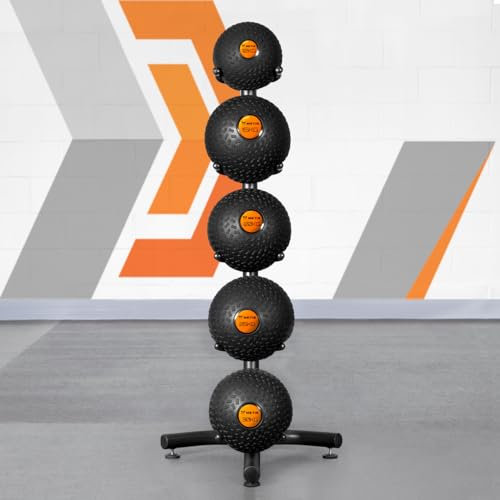 METIS Ständer für Medizinball & Slamball - Gym Ball Ablage für bis zu 5 Bälle