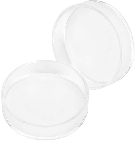 Plato de Alimentación de Camarones, Pecera, Comedero de Peces, 2 Piezas, Comedero de Acrílico para Pecera, Comedero Redondo para Reptiles, Cuenco con Ventosa, Bandeja