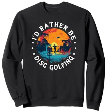 Disc-Golf-Player Disc-Golfing detti Divertenti Disc-Golf Felpa