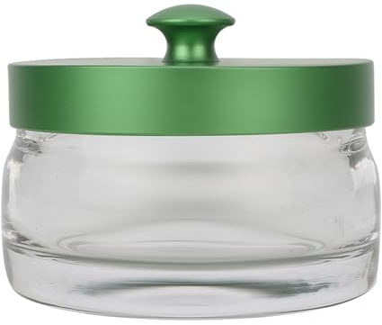 BowyTrading Watch Movement Cleaning Maintenance Repair Pot, Glass Watch Oil Washing Jar for Watchmakers, Professional Fluid Oil Cleaning Container with Leak - Proof Cover for Clock Maintenance