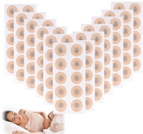 120Pcs Magnetic Nose Strips Refill Pack, Skin-Friendly & Breathable Nasal Strips, Comfortable Breathing Aid for Men and Women