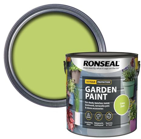 RONSEAL GARDEN PAINT LIME ZEST 2.5L [38512]