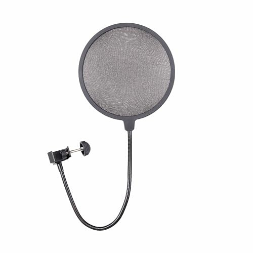 Gator Frameworks Rok-It Einschichtiger Mikrofon-Pop-Filter mit C-Klemme für die meisten Mikrofonstative; (RI-POPFILTER)