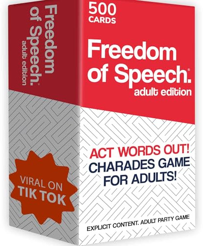 Freedom Of Speech QUOKKA Card Board Games For Adults - Party Games Guess The Word - Fast-Paced - Extremely Easy to Play - Activity for Hen Party Night