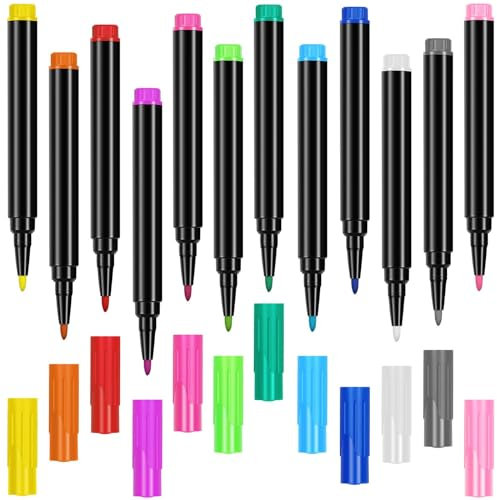 LVNRIDS Acrylique Planning Semaine Magnetique, 16.5 x 12 Inch Tableau Magnetique Frigo Transparent et Planning Mensuel Magnétique Effaçable (12 Couleurs Marqueur)