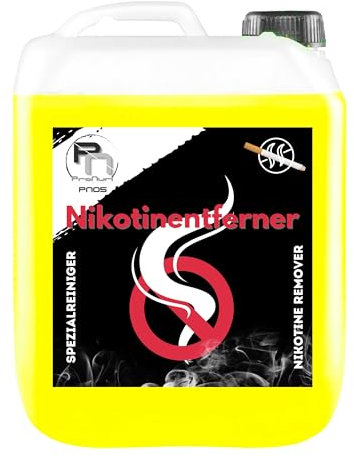 5 Liter Nikotinentferner Nikotinreiniger Spezialreiniger Rußentferner Rauchentferner