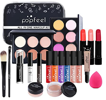 Kit per Trucco Completo, 20 Pezzi Cosmetico Valigetta per Principianti con Ombretti Correttore Rossetto Lucidalabbra Fard ecc - Sorpresa Regalo Trousse di Trucchi, per l'uso quotidiano e viaggio#2