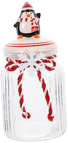Cabilock Tarro De Almacenamiento Decoración De Cristal Tarro Sellado De Comida Bote De Cerámica Frascos De Vidrio con Tapas Frascos De Boticario Tanque De Pociones Alimento Planchar