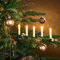 Christbaumkerzen mit Fernbedienung | Komplett-Set | flammenlose LED Kerzen, perfekte Alternative zur Lichterkette (25er Set, creme)