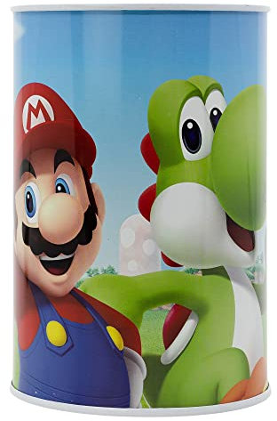 Kinderspardose aus Metall - Supermario