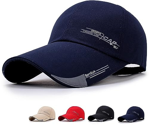 Ivedin | Gorra de Béisbol Visera Larga Hombre y Mujer | Transpirable, Ligera y Ajustable | Ideal para Golf, Running, Trucker, Tenis, Outdoor, Playa, Surf y Pesca