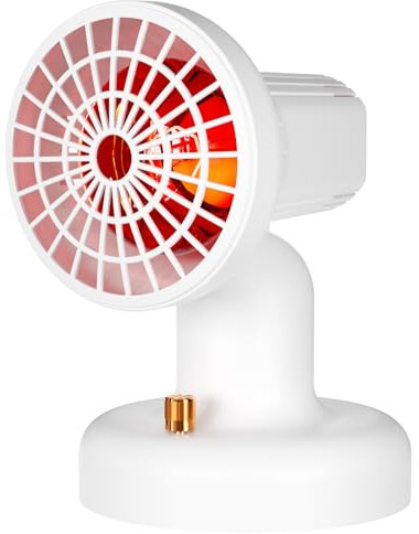 Cozion Rotlichtlampe Wärmelampe 150W Infrarotlampe Infrarotlicht Wärmestrahler mit Stufenlosem Dimmer & Einstellbarem Winkel, Wärmelampe für Entspannung und Wohlbefinden