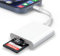 2-in-1 SD-Kartenleser für iPhone/iPad, Kamera SD Kartenleser mit Dual Slot SD/Micro SD Card Reader Kartenlesegerät Adapter für iPhone 14/13/12/11/8/7/6/Plus/Pro/Max, Plug and Play