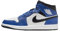 Nike Schuhe Air Jordan 1 Mid Code DQ8426-402, Blau Weiß Schwarz, 42 EU
