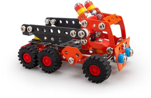 Constructor Lorry – Metallbauspiel – 195 Teile – LKW zum Zusammenbauen – Expertenkoffer ab 8 Jahren